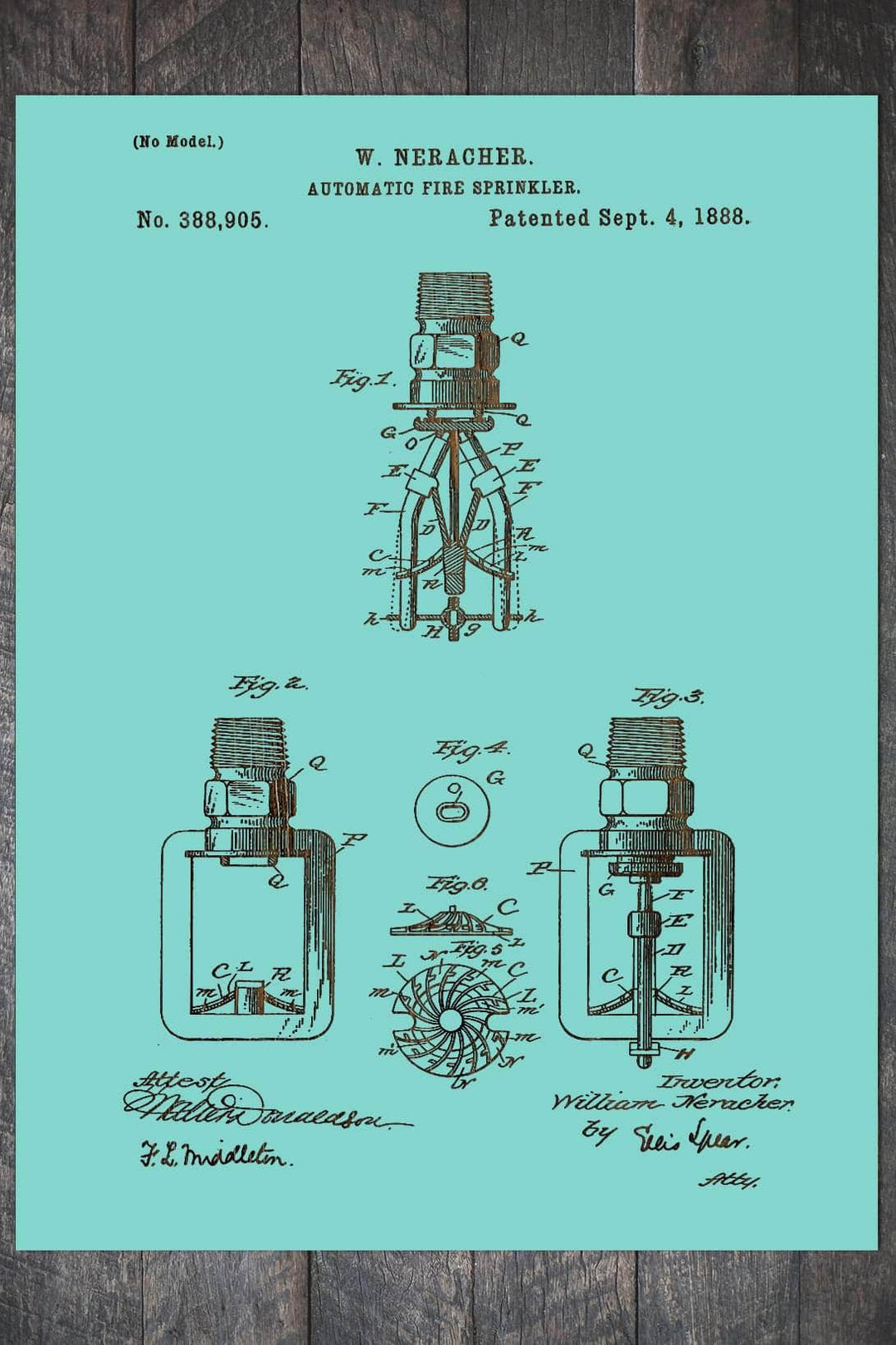 Fire Sprinkler 1888 - Fire & Pine