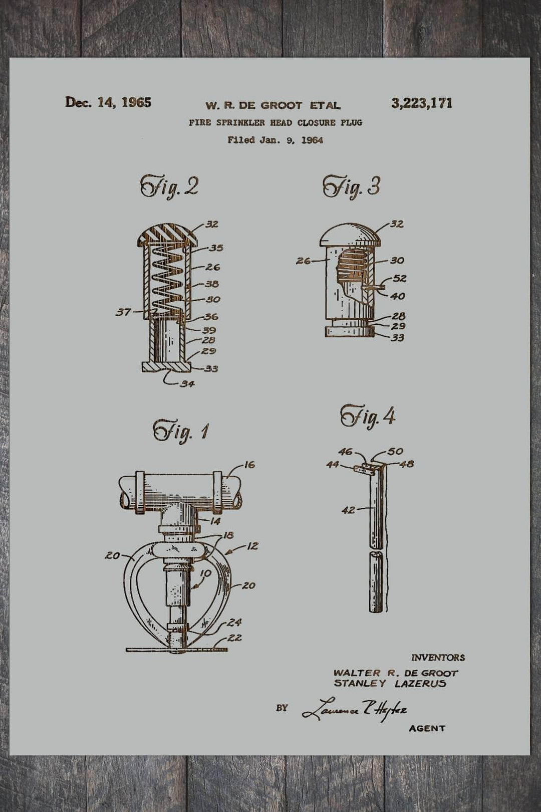 Fire Sprinkler Head - Fire & Pine