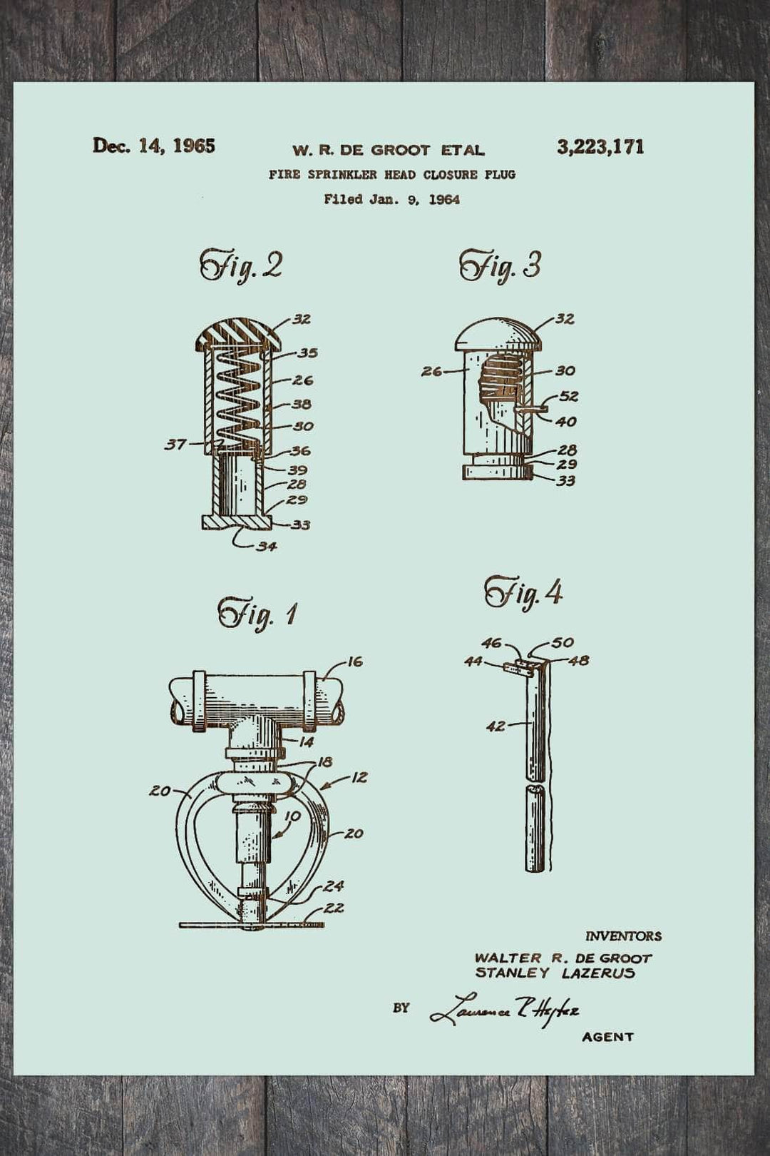 Fire Sprinkler Head - Fire & Pine