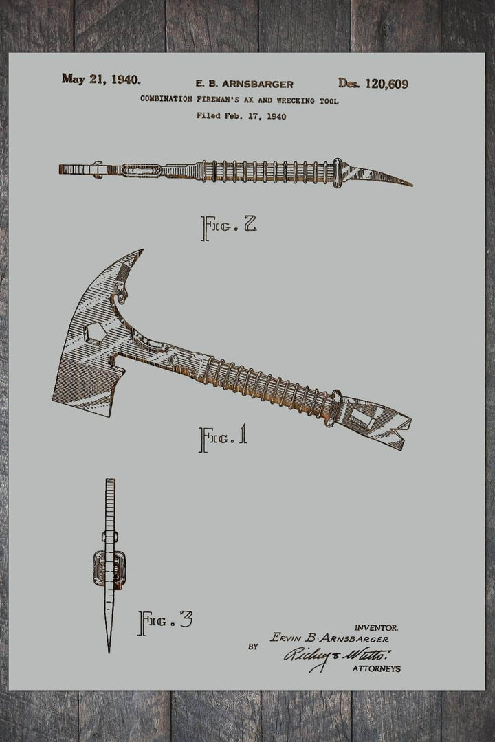 Fireman's Axe - Fire & Pine