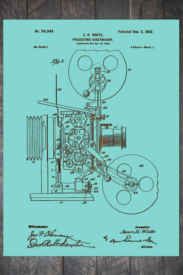 Movie Projector 1902 - Fire & Pine