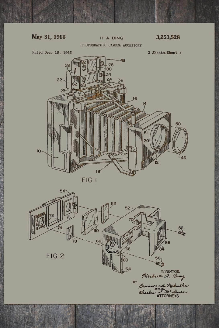 Photographic Camera Accessory - Fire & Pine