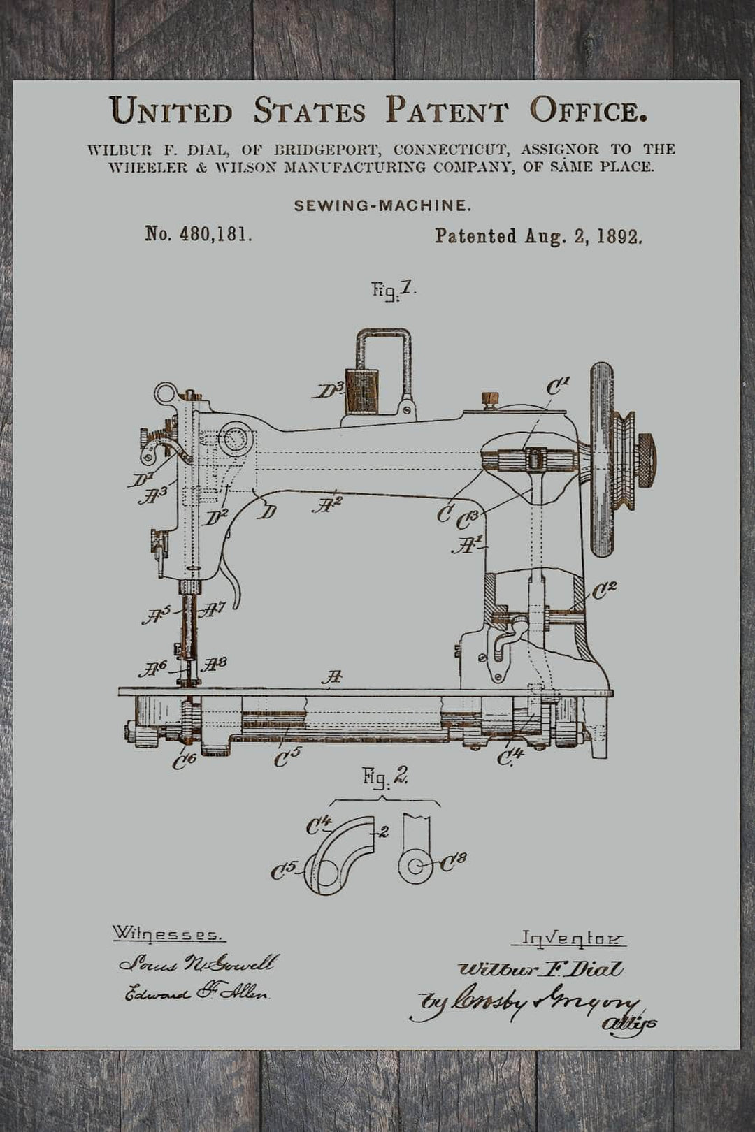 Sewing Machine - Fire & Pine