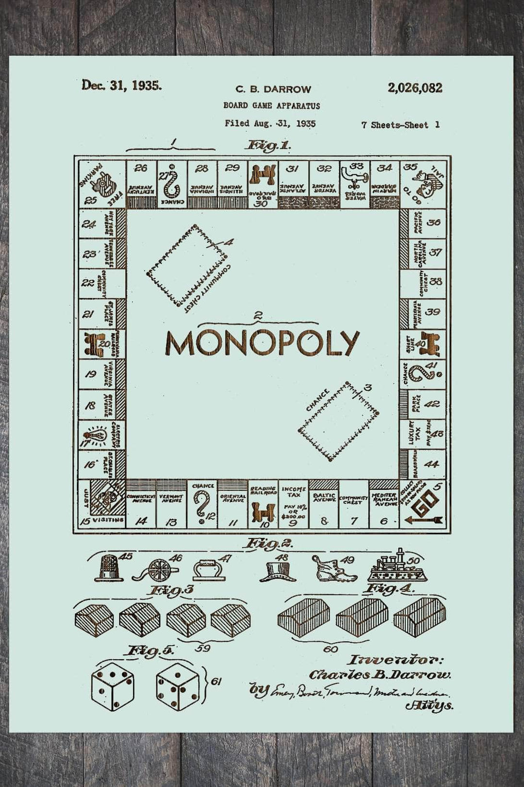 Monopoly 1935 - Fire & Pine